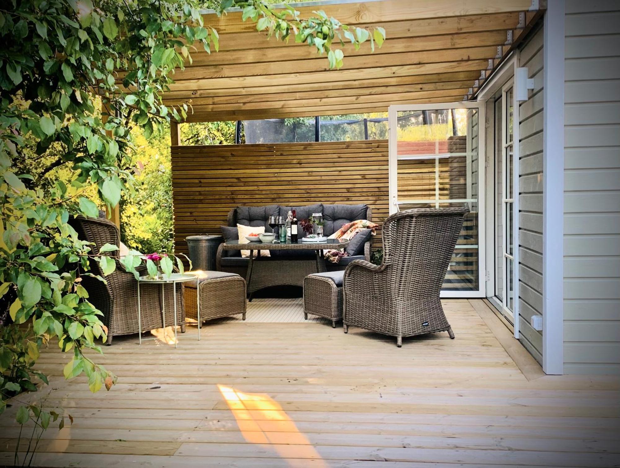 Strandnaera, Pergola, P-Plats I Hoellviken エクステリア 写真