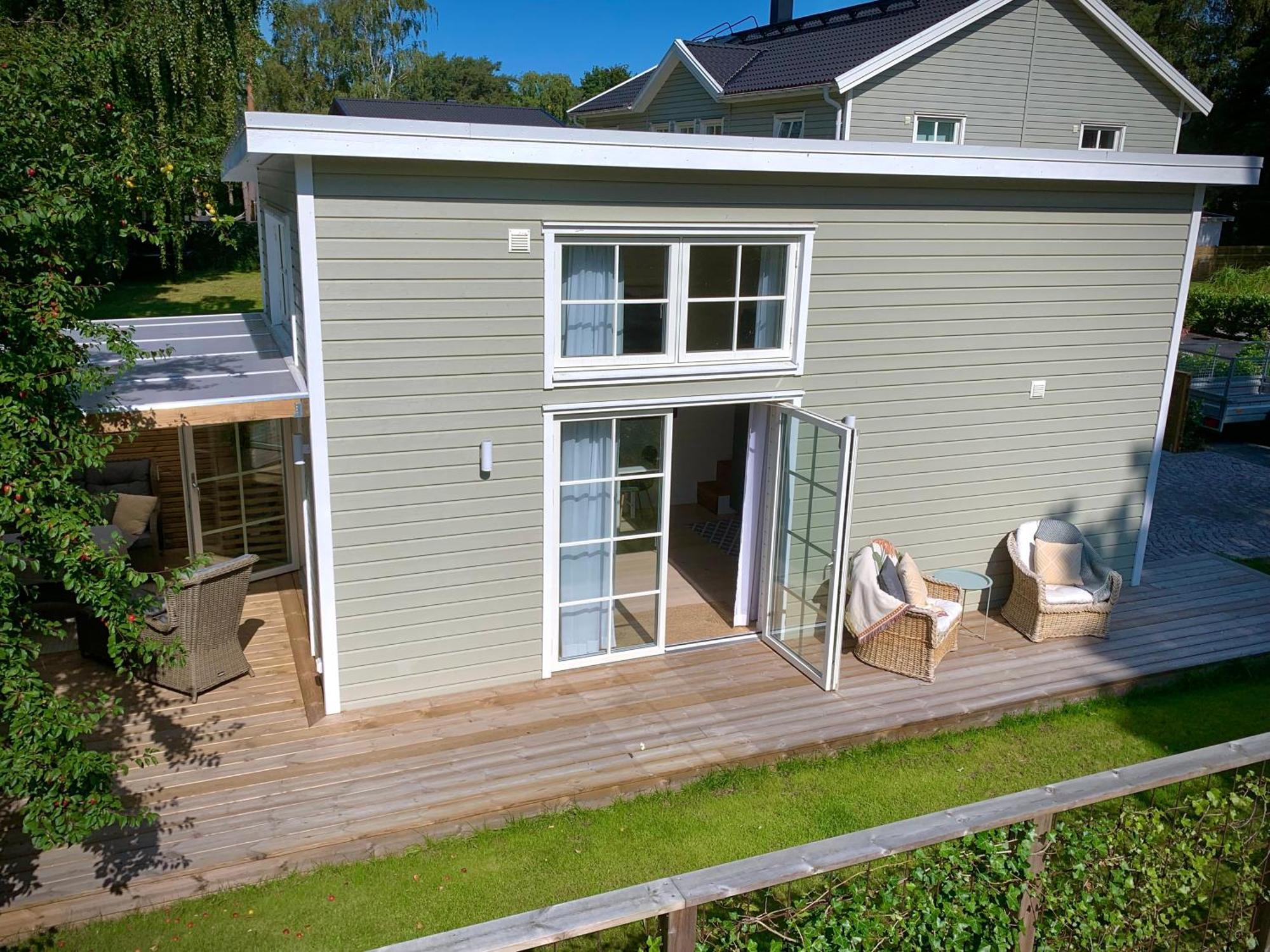 Strandnaera, Pergola, P-Plats I Hoellviken エクステリア 写真